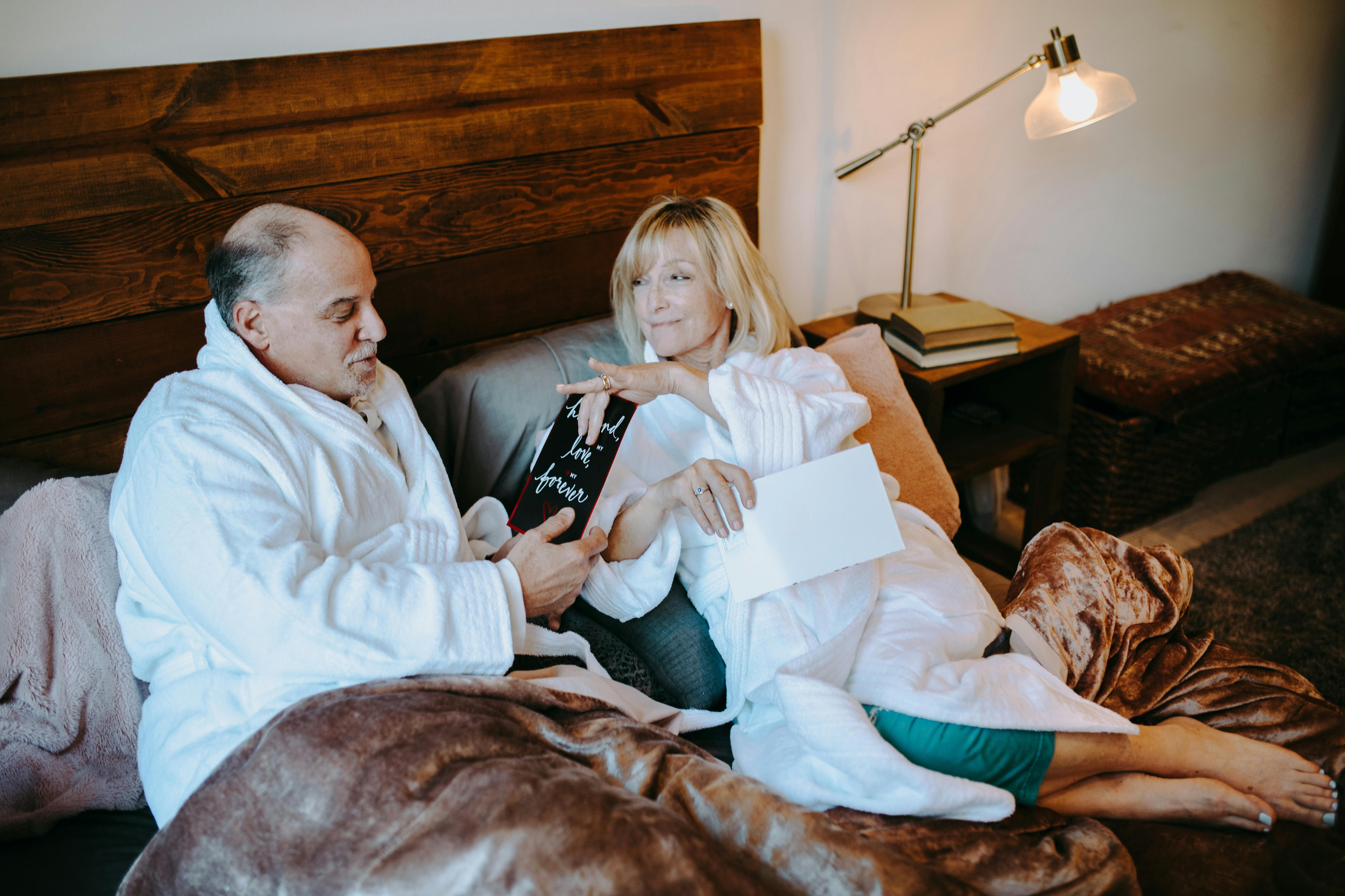 Intimate moment between a couple, highlighting emotional connection